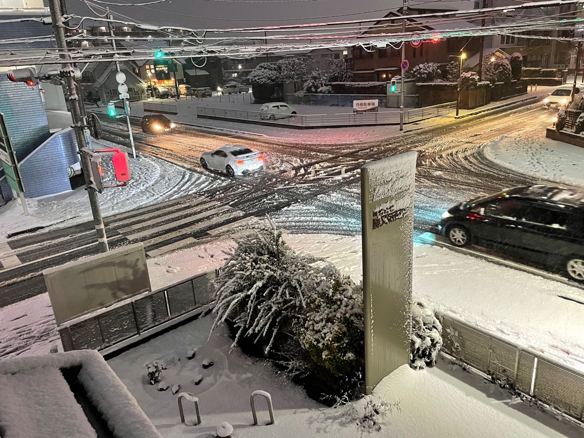 3月8日降雪