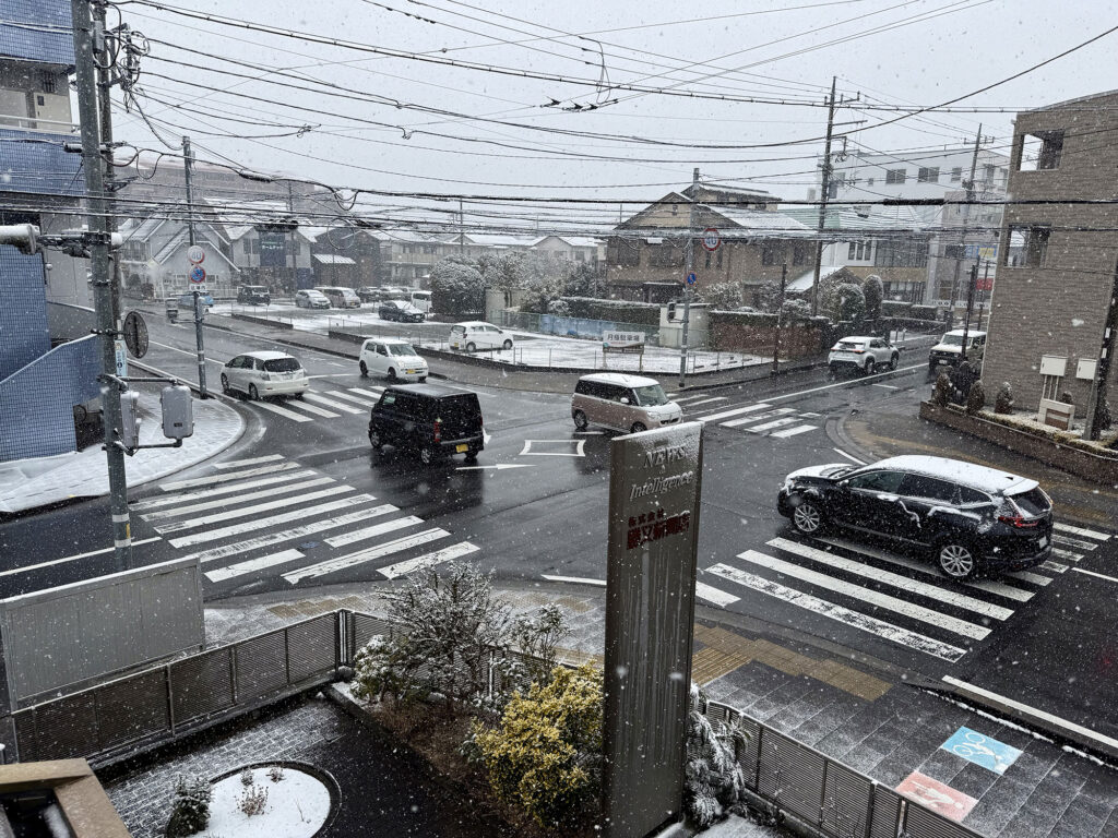 ［御殿場市内降雪状況］2月7日11時